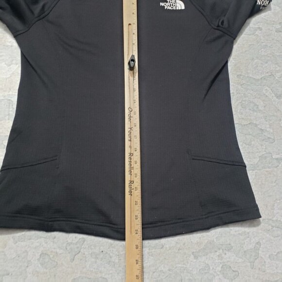 The North Face Sweatshirt Womens Medium Black Full Zip Long Sleeve Branded - Picture 11 of 12